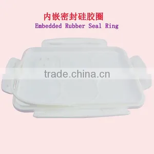 3 Compartment Plastic Food Container Tiffin Lunch Box With Soup Bowl thumbnail-4