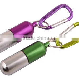Wholesale 8cm Large Size 2 Colors Capsule Shape Creative Keychain SKU#9768 thumbnail-1