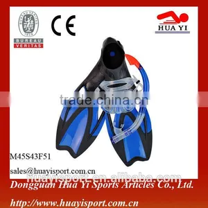 Waterproof Sets Full Face Diving Mask Snorkel and Fins Set - Blue Black thumbnail-1