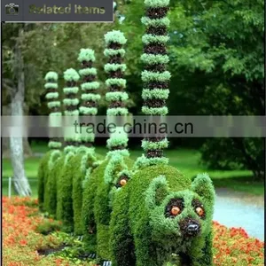 Artificial Plastic Grass Animal Topiary Landscaping Ornament for Graden Decoration thumbnail-4