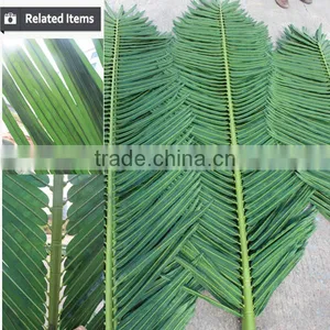 High Quality Outdoor Plastic Artificial Plam Tree Leaves thumbnail-2
