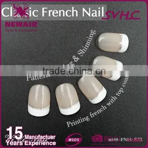 New Air French Natural Color Artificial Nail Tips Full Cover Tip thumbnail-5