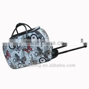 Stylish Waterproof PVC Bags Traveling Bags With Trolly Sport Bags thumbnail-1
