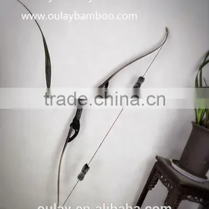 Wood Riser/takedown Laminated Recurve Bows Imitation Bison Black Split Bow thumbnail-1