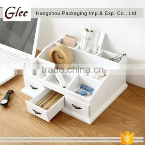 Latest Style Superior Beautiful Wooden Storage Box Jewelry Container Makeup Organizer Case Handmade DIY Assembly thumbnail-3