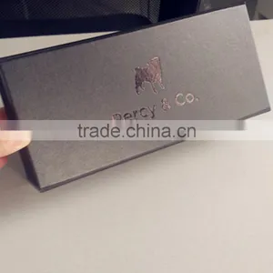 Black Magnetic Closure Gift Box With Hot Stamping Logo thumbnail-3