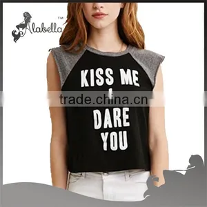 New Arrival Raglan Sleeve t Shit Women Tshirts thumbnail-1