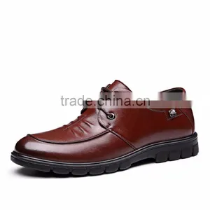 Factory High Quality Business Genuine Leather Fat Shoes Men 2017 Arrivals thumbnail-4
