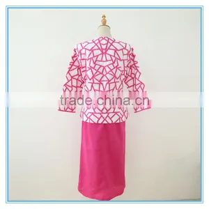 Wholesale 3 Pcs Skirt Set Embroidery Cutwork Womens Suits thumbnail-3