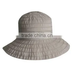 Ribbon Bucket Hats With Roll Brim thumbnail-1