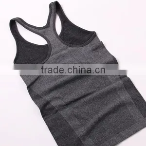 Hot Sale Fashion Cotton/polyester Women Gym Dry Fit Tank Top thumbnail-4