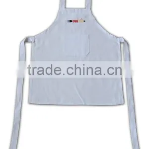 Wholesale Promotional Factory Price Customized Polyester Mixed Where to Buy White Apron thumbnail-5