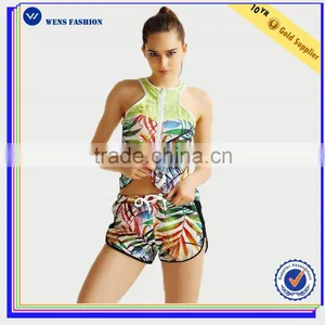 Factory Wholesale Training Suit Customized Logo Yoga Wear Womens Tracksuits thumbnail-1
