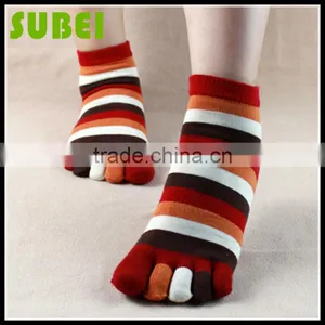 2015 High Quality Thin Summer Fashion Female Five Fingers Socks,Pure Cotton Breathable and Anti-Bacterial Toe Scoks thumbnail-2