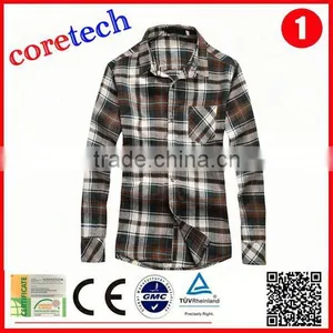 Newest Popular Yellow and Black Plaid Shirt Factory thumbnail-1