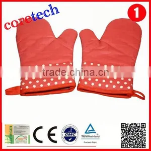 Hot Sale Printed Oven Mitten Safety Glove Factory thumbnail-2