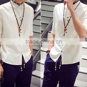 7 Minutes of Sleeve Shirt Linen Men With Short Sleeves thumbnail-1