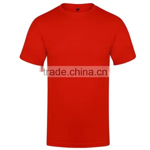 Guangzhou Shandao OEM Factory Summer Plain O-neck Short Sleeve 180g 40% Cotton 60% Polyster Custom Athletic Fit Shirt thumbnail-4