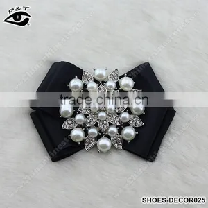 Elegant Ornament For High Heel Shoes Pearl Rhinestone Accessories for Lady Shoes thumbnail-1