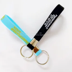 Promotional Beautiful Fashion Design Custom Silicone Key Chains thumbnail-4