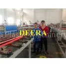 Corrugated Roofing Sheet Making Machine , PP Hollow Sheet Extrusion Line thumbnail-1
