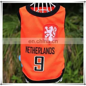 Pet Dog Clothes World Cup Shirt Dog Clothes Dog Summer Casual Shirt thumbnail-4
