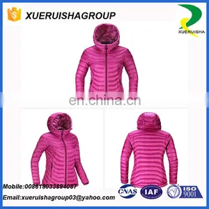Luxury Windproof Reversible Womens Goose Down Filled Jacket thumbnail-6