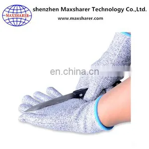 Cut Resistant Glove Grey pu Coating Cutter Gloves thumbnail-2