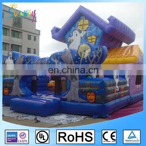 2016 High Quality Halloween Inflatable Haunted House for Halloween Decoration thumbnail-1