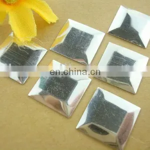 2013 13x13mm Square Fashion Quality Glue Nailheads Stud thumbnail-1