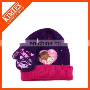 Girls Knitted Set Scarf and Hat thumbnail-1