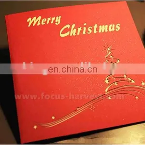 3D Handmade Greeting Card Christmas Castle Card Creative Hot Holiday Greeting Cards thumbnail-2