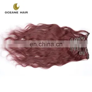 Kinky Hair Clip on Extensions Clip in Hair Extensions Human Hair Extensions Clips thumbnail-6