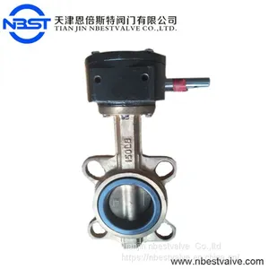High Performance Wafer Type Butterfly Valve With PTFE Seat D371XT-10T thumbnail-1