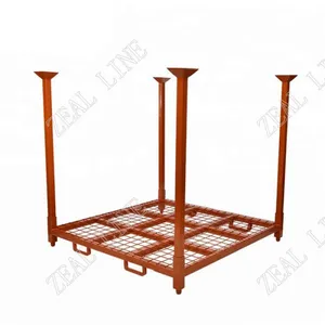 Folding 72X72 Inch Metal PCR Tire Tyre Collapsible Stacking Storage Rack thumbnail-3