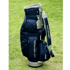 Polyester Material Navy Color Golf Caddy Bag With Custom Logo thumbnail-1