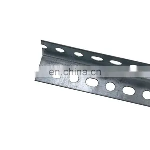 Prime Galvanized l Shape Mild gi Steel Equal Angle Iron Bar With Holes thumbnail-1