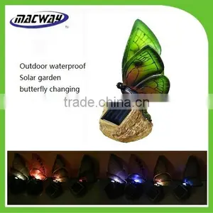 Solar Power Rechargeable Butterfly Led Garden Light thumbnail-1