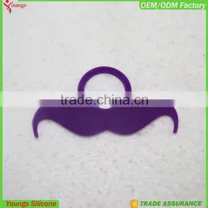 Promotion Identification Silicone Beard Wine Glass Marker/Wine Glass Charms/Plastic Glass Clip thumbnail-4