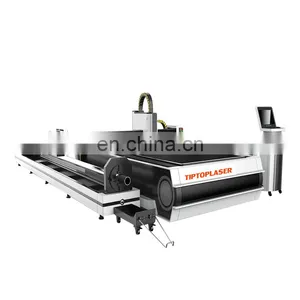 Gold Quality Fiber Cutting Machine 1500w Sheet Metal Round Square Pipe Tube Laser Cutter thumbnail-1