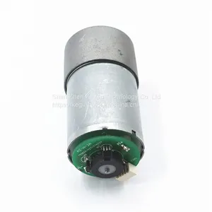 Mini DC Gear Motor 12V 24V D Shaft 37mm Gearbox Motor Reduction Small Electric Motor With Encoder thumbnail-2