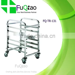 Cake Display Stainless Steel Rack With Wheels thumbnail-1