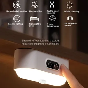 LED Bedside Wall Reading Lamp Eye Protected 3 Modes Lighting Brightness Adjustable LED Desk Lamp For Study USB Rechargeable Lamp thumbnail-2