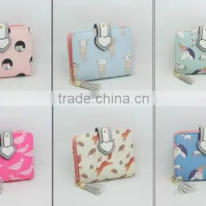 Luxury Fashional and Elegant Women Use Lady Cash Wallet Purse Billetera Cartera Pu Leather Para Dama Mujer thumbnail-2