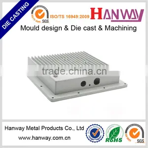 China Die Casting Factory Sand Blasting Powder Coating Aluminum Die Casting Cctv Camera Housing thumbnail-6