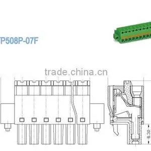Termin Block Pitch 5.08mm 2P - 20P Pluggable Terminal Blocks Plug-in Terminal Blocks thumbnail-2