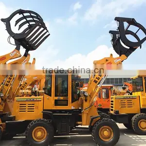 Road Construction, 1.8ton Chinese Mini Wheel Loader-tractor Snow Thrower thumbnail-1