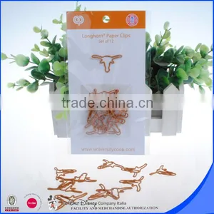Customized Color Wire Deer Shape Paper Clips thumbnail-4