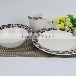 Thailand Porcelain Dinner Set, China Dinnerware Set, Christmas Porcelain Dinner Set thumbnail-1