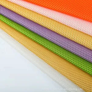 High Quality 3mm Breathable and Eco-friendly Sandwich Air Mesh Fabric Under OEKO-Tec 100 Certificated With Width of 140CM-230CM thumbnail-1
